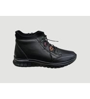 VOYAGER Z433 KADIN DERİ COMFORT FERMUARLI BOT SİYAH