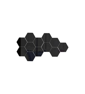 AS TASARIM LAZER 6GEN dekorasyon duvar süsü tablo 12x10 cm 10 adet siyah renk