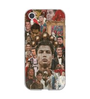 Iphone XR Uyumlu Cristiano Ronaldo Tasarımlı Şeffaf Telefon Kılıfı