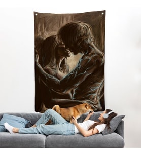 Seksi Çift Duvar Örtüsü-7952