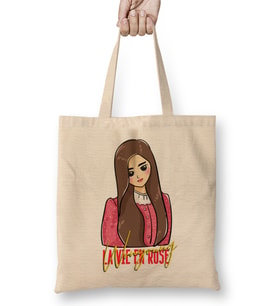 La Vie En Rose Jang Wonyoung Bez Çanta Uzun Saplı