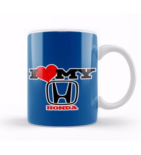 I Love My Honda Kupa Bardak Porselen