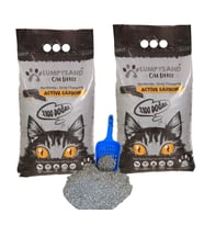 Lumpysand Aktif Karbonlu Ince Taneli Kedi Kumu 10 Lt X 2 Adet