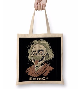 E=mc2 Matematik Bez Çanta Uzun Saplı