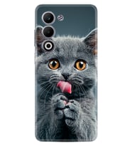 Oppo A5 Kılıf Boutique Baskılı Resimli Komik Kedi Pcode -008