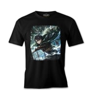 Attack on Titan - Levi Ackerman Wind Siyah Erkek Tshirt