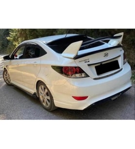 Hyundai Accent Uyumlu Blue Arka Ek (Plastik)