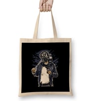 Gangster Gas Mask Bastard Bastard Bez Çanta Uzun Saplı