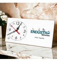 Endüstri Mühendisine Hediye Şık Masa Saati