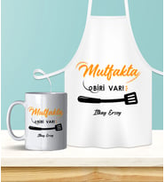 Kişiye Özel En İyi Chef- Aşçı Mutfak Önlüğü & Kupa Seti