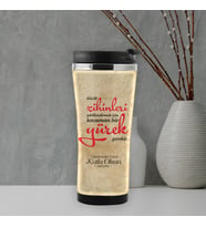 Anlamlı Öğretmenler Günü Hediyesi Termos Mug (Beyaz)