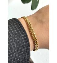 Premium Seri Wring Tasarım Kararmaz Renk Atmaz Kadın Çelik Bileklik