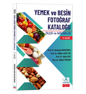 Yemek ve Besin Fotoğraf Kataloğu Ölçü ve Miktarlar