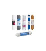 Açık Kasa Su Arıtma Cihazı 6'lı Filtre Seti Vontron Membranlı (Mineral Filtreli) (Beyaz)