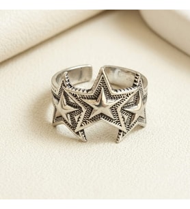 DÜKKAN DESİGN KAWAİİ THREE STAR YÜZÜK