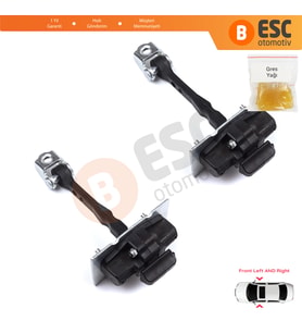 Peugeot 308 MK2 4/5 Kapı 2013-2021 9677466980 İçin 2 EA Ön Sağ ve Sol Kapı Gergi Yayı