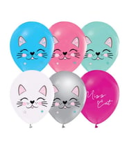 Kedicik Latex Balon 10 Adet
