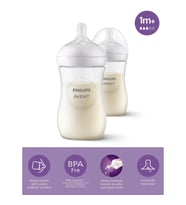 Philips Avent Natural Response PP 2'li Biberon Seti, 1+ Ay 260ml SYC903/02