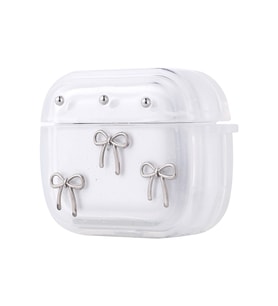 Lexroo Airpods 3. Nesil Airbag 44 Airbag Tasarımlı Simli Şeffaf Kutup Kılıf - Fiyonk