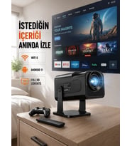 Hcs350pro 1080p Full Hd Taşınabilir Android Projektör Yeni Nesil