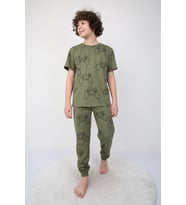 Kısakollu Play Console Desenli Erkek Çocuk Pijama Takımı (ALT-ÜST)