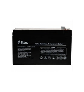 Ttec 12v 7ah- Bakımsız Kuru Akü 04/2024 Üretim 12 Volt 7 Amper