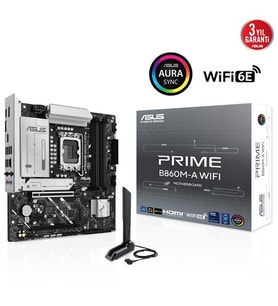 ASUS PRIME B860M-A WIFI7 DDR5 HDMI-DP PCIE 5.0 1851p mATX