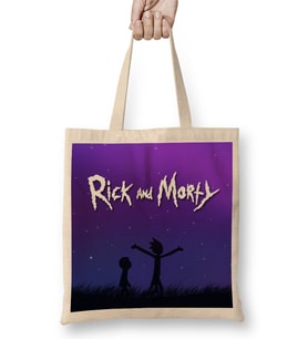 Rick And Morty 011 Bez Çanta Uzun Saplı