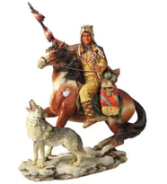 WISE Veronese Serisi-WISE ATLI KURTLU KIZILDERILI-18*8,5*21 CM.