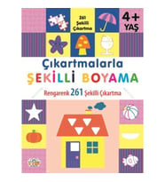 Çıkartmalarla Şekilli Boyama 4 Yaş Üstü