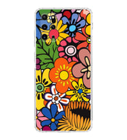 PrintiFy Samsung Galaxy S20 Plus ile Uyumlu Retro Color 2  Kamera Korumalı Şeffaf  Kılıf