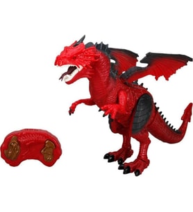 Sunman Uzaktan Kumandalı Işıklı Sesli Yürüyen Ejderha Dragon Dinazor (Çok Renkli)