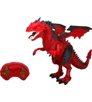Sunman Uzaktan Kumandalı Işıklı Sesli Yürüyen Ejderha Dragon Dinazor (Çok Renkli)