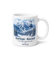 Kartepe Kış Sporları Merkezi Kocaeli Hatırası Kupa Bardak Hediye
