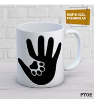 Patili Dostlarımız Temalı İsme Özel Kupa Bardak