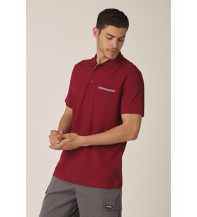 ALEXANDERGARDI GENİŞ KALIP POLO YAKA T-SHİRT (CAS442940) (Bordo)