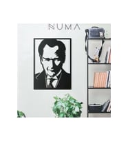 Numa Concept ATATÜRK V.1 MDF TABLO (Siyah)