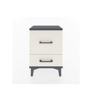 Arges Komodin 2 Çekmeceli 44x30x64 Antrasit-Aytaşı