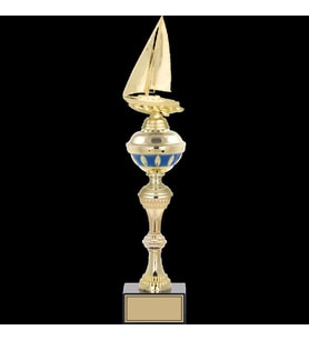 ODAK KUPA - Figürlü Kupalar - Yelken Figürlü Kupalar FG-063 C - 48 cm