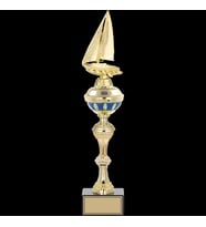 ODAK KUPA - Figürlü Kupalar - Yelken Figürlü Kupalar FG-063 C - 48 cm