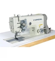 Typical GC-6845H Çift İğne Küçük Mekik İptalli Kilit Dikiş İnce ve Orta Mat İçin