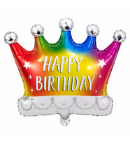 Happy Birthday Kral Taç Folyo Balon