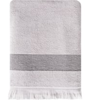 Lexroo BORLA GRİ BANYO HAVLUSU 90x150