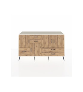 Kronos Konsol 4 Raflı 5 Çekmeceli 4 Kapaklı 176x59x99 Aytaşı-Çam