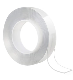 30mm 3 Metre Çift Taraflı Nano Teknoloji Süper Yapıştırıcı Şeffaf Bant
