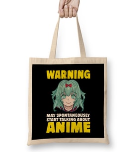 Warning May Start Talking About Anime Bez Çanta Uzun Saplı