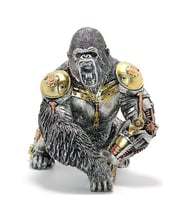 Steampunk Polyester King Kong TV kabine Masaüstü Ofis Hayvan Dekorasyon