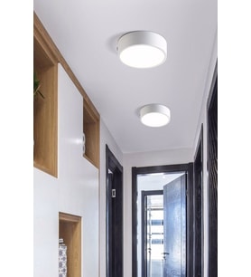Led Tavan Wc Kiler Ofis Lambası 18 W Armatür Sıva Üstü 6500 K Beyaz Işık 220 V ( Tak Çalıştır )