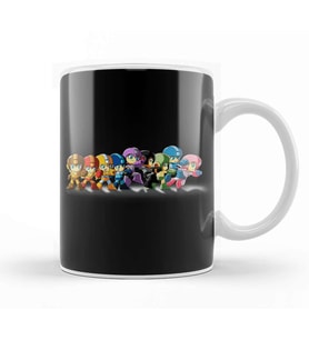 Mega Man Elemental Man Kupa Bardak Porselen