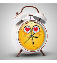 Aşık Emoji Alarmlı Çalar Saat